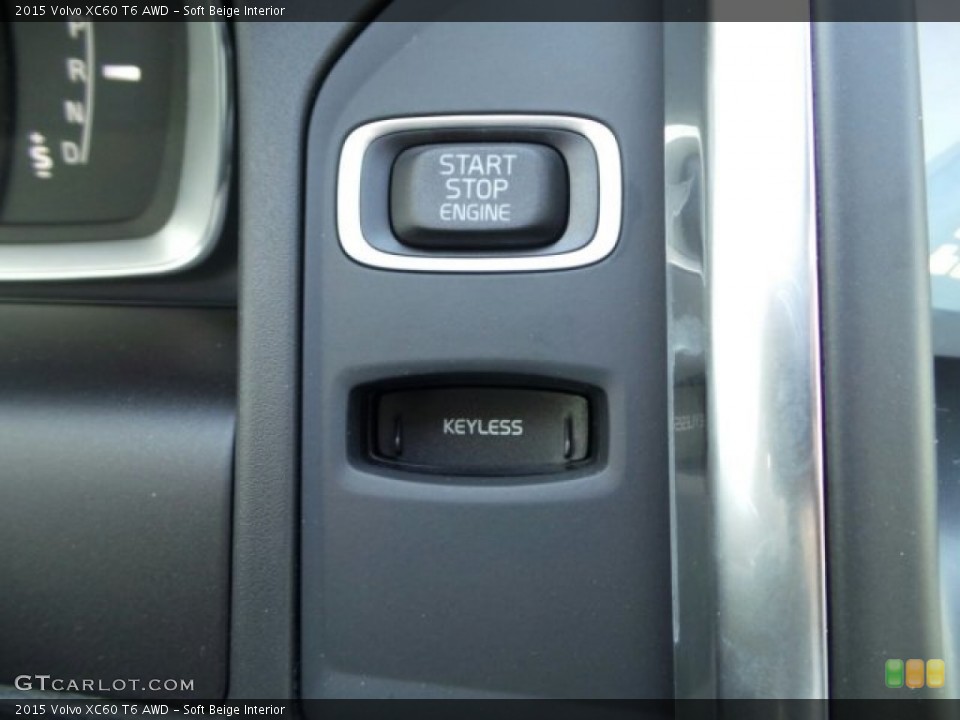 Soft Beige Interior Controls for the 2015 Volvo XC60 T6 AWD #91625568