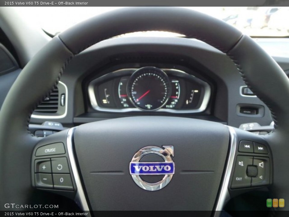 Off-Black Interior Steering Wheel for the 2015 Volvo V60 T5 Drive-E #91626246