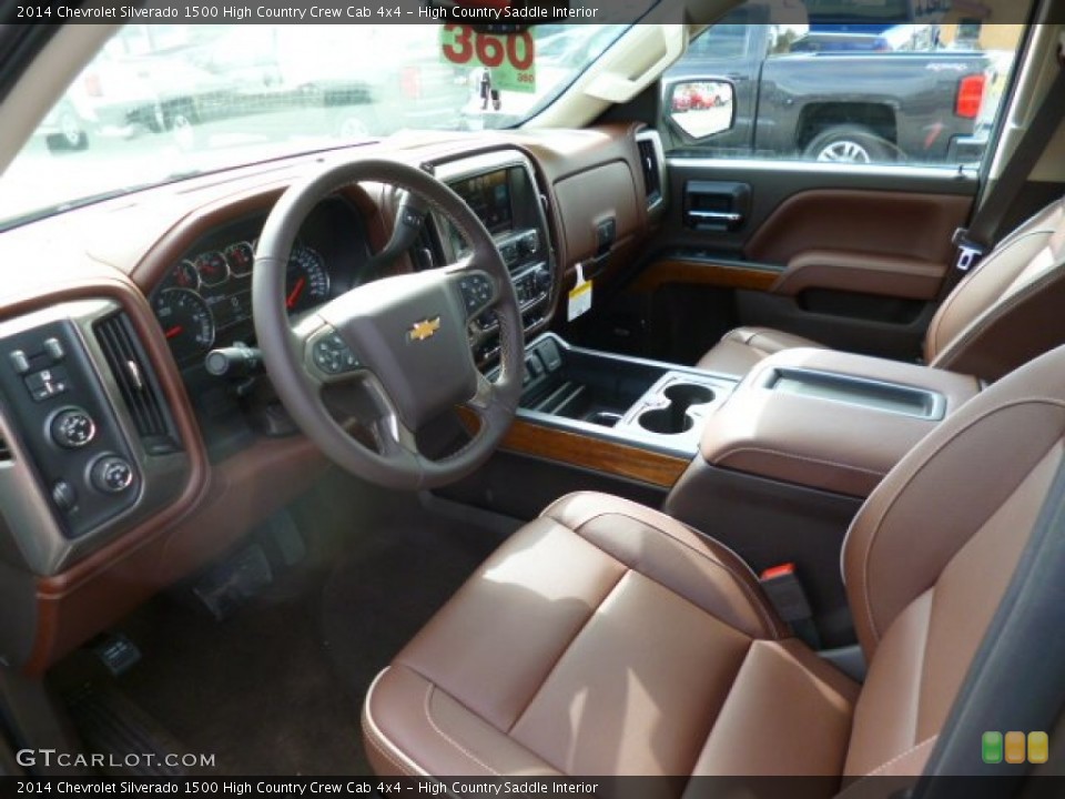 High Country Saddle Interior Front Seat for the 2014 Chevrolet Silverado 1500 High Country Crew Cab 4x4 #91627968