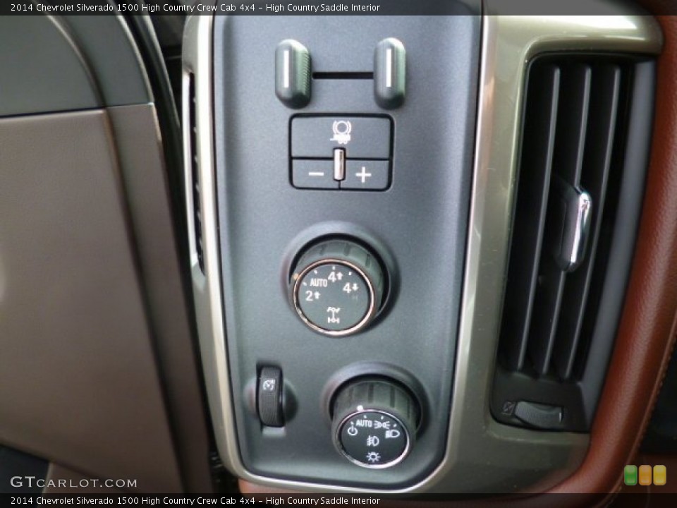 High Country Saddle Interior Controls for the 2014 Chevrolet Silverado 1500 High Country Crew Cab 4x4 #91628031