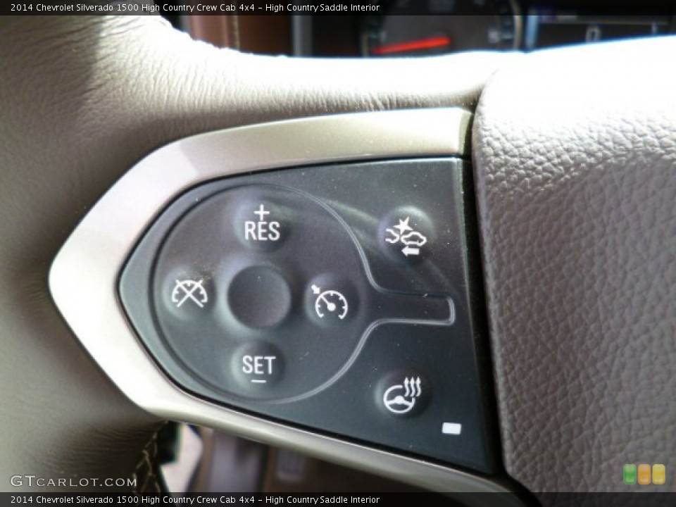 High Country Saddle Interior Controls for the 2014 Chevrolet Silverado 1500 High Country Crew Cab 4x4 #91628052