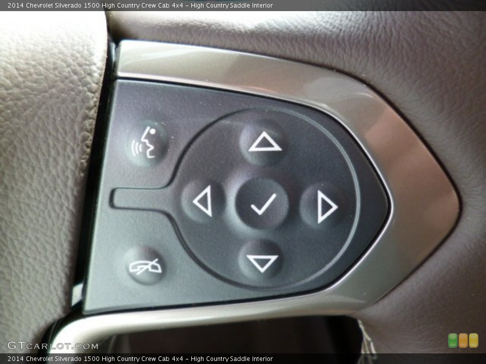 High Country Saddle Interior Controls for the 2014 Chevrolet Silverado 1500 High Country Crew Cab 4x4 #91628073