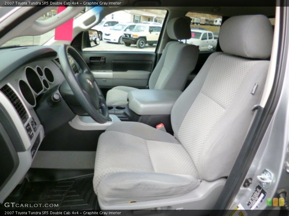Graphite Gray Interior Photo for the 2007 Toyota Tundra SR5 Double Cab 4x4 #91630839