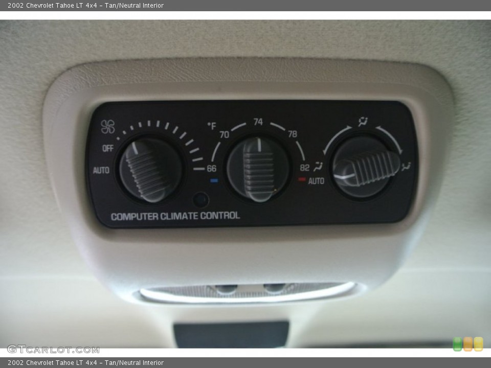 Tan/Neutral Interior Controls for the 2002 Chevrolet Tahoe LT 4x4 #91637832