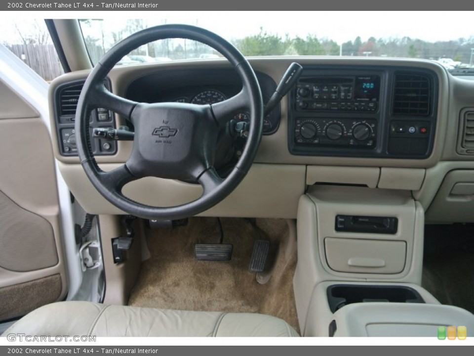 Tan/Neutral Interior Dashboard for the 2002 Chevrolet Tahoe LT 4x4 #91637841