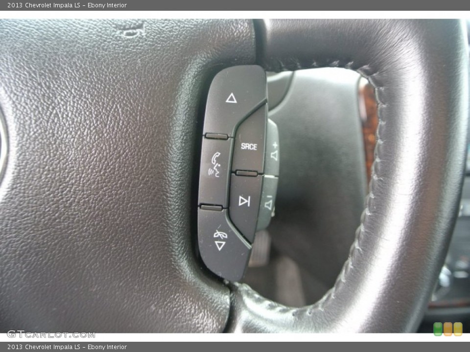 Ebony Interior Controls for the 2013 Chevrolet Impala LS #91638450