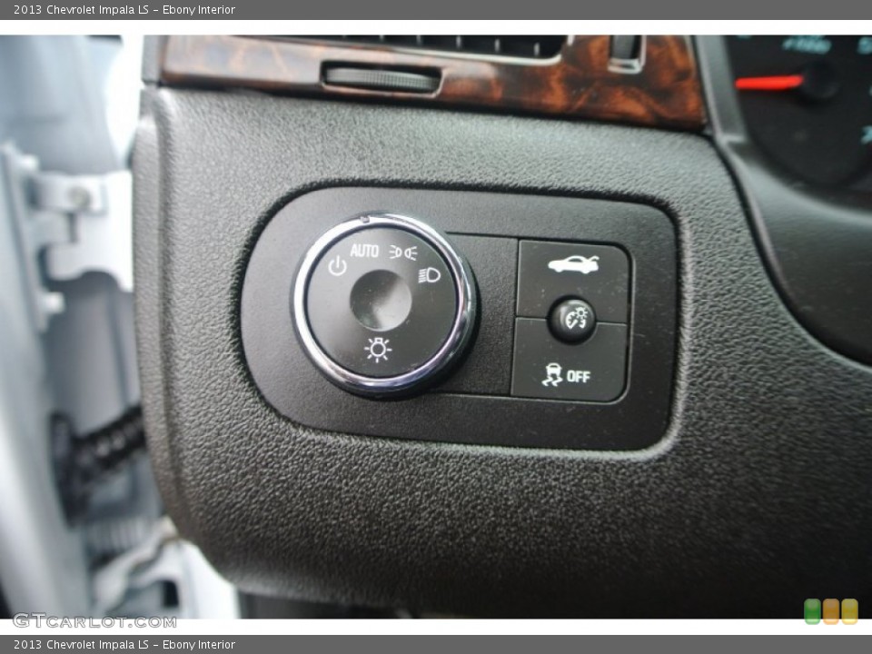 Ebony Interior Controls for the 2013 Chevrolet Impala LS #91638459
