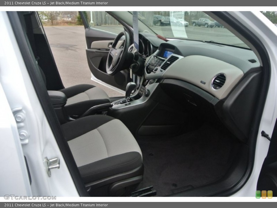 Jet Black/Medium Titanium Interior Front Seat for the 2011 Chevrolet Cruze LS #91638729
