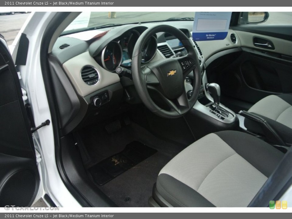 Jet Black/Medium Titanium Interior Photo for the 2011 Chevrolet Cruze LS #91638765