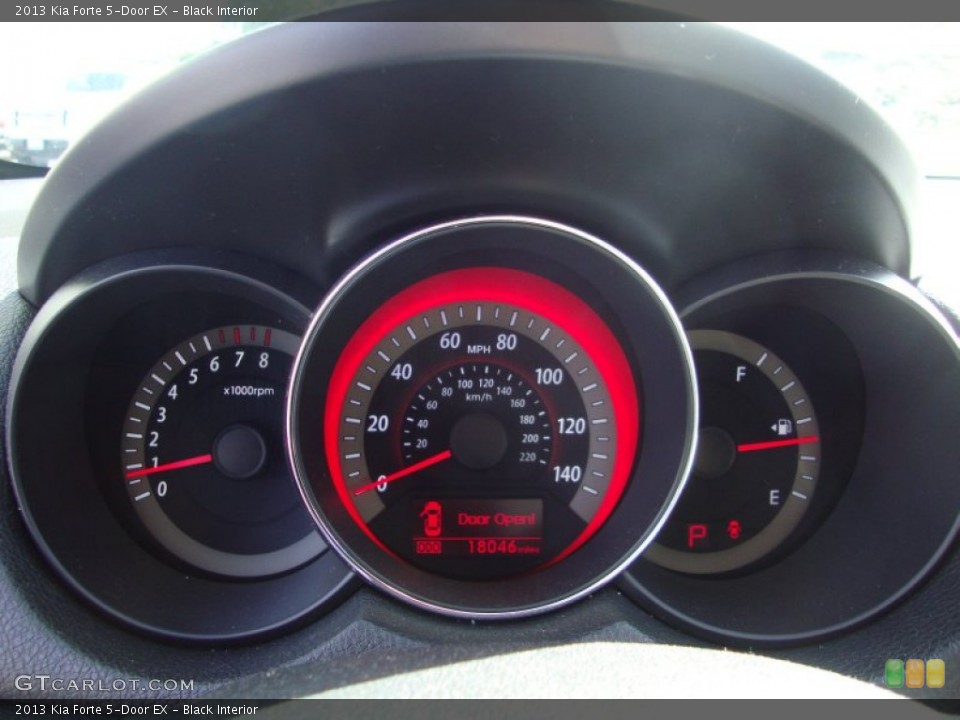 Black Interior Gauges for the 2013 Kia Forte 5-Door EX #91641096