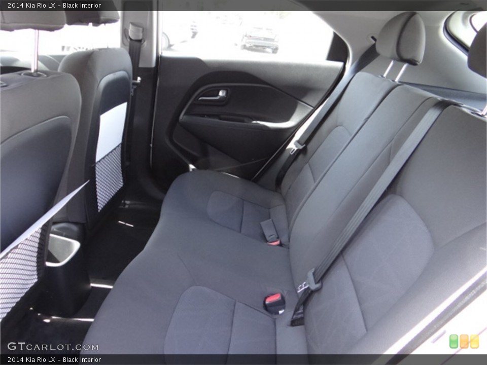 Black Interior Rear Seat for the 2014 Kia Rio LX #91643868