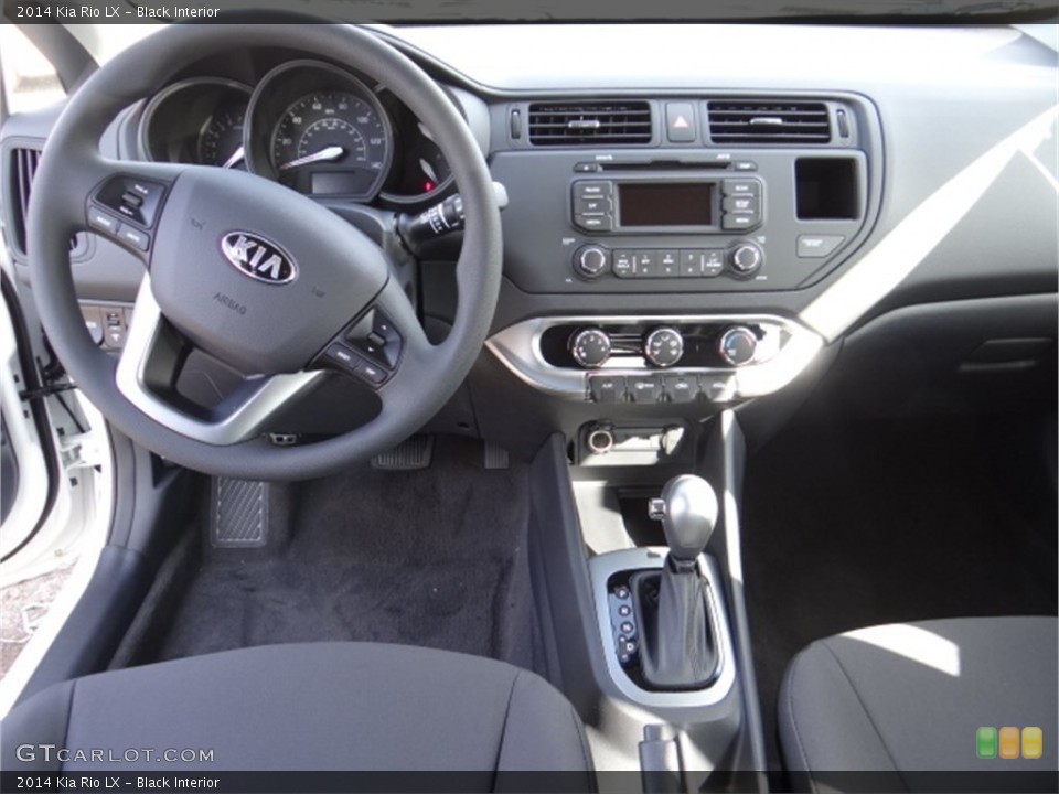 Black Interior Dashboard for the 2014 Kia Rio LX #91645091