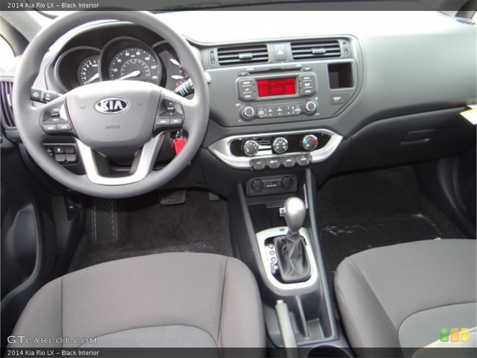 Black Interior Photo for the 2014 Kia Rio LX #91645442