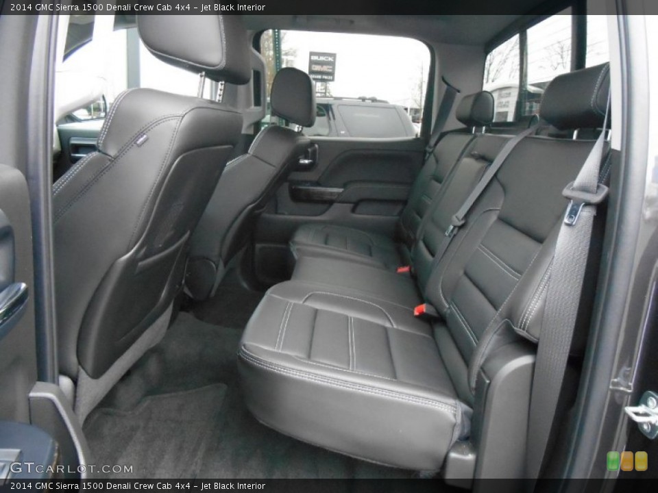 Jet Black Interior Rear Seat for the 2014 GMC Sierra 1500 Denali Crew Cab 4x4 #91649072