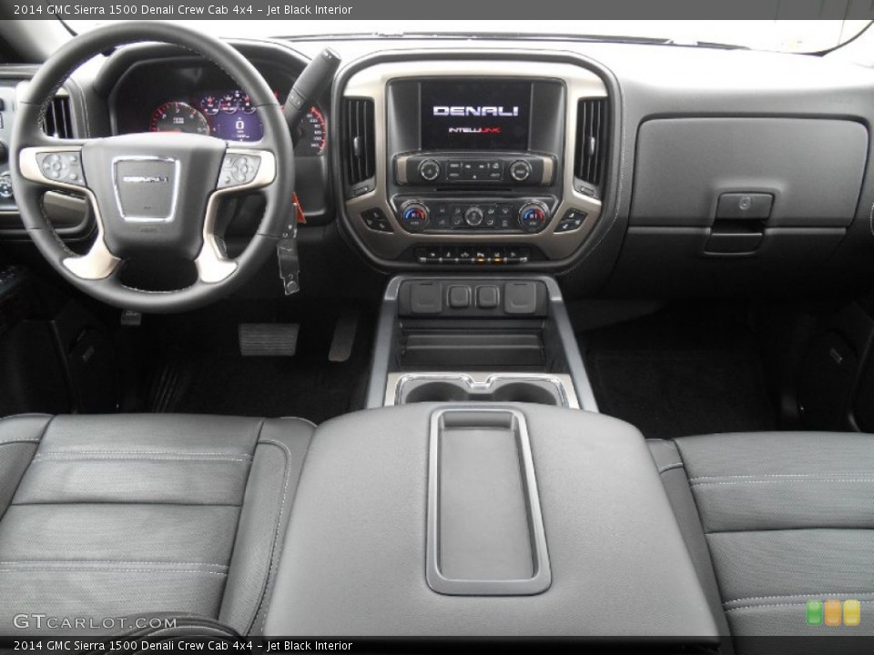 Jet Black Interior Dashboard for the 2014 GMC Sierra 1500 Denali Crew Cab 4x4 #91649093