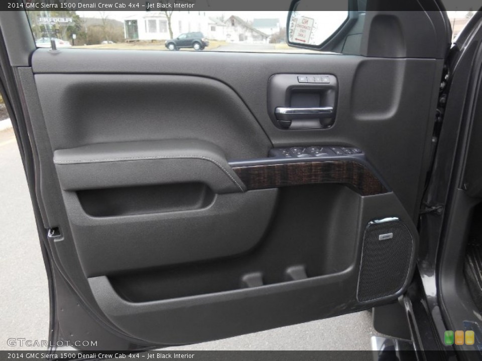 Jet Black Interior Door Panel for the 2014 GMC Sierra 1500 Denali Crew Cab 4x4 #91649183