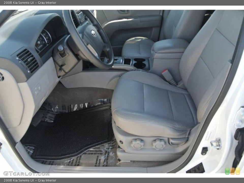 Gray Interior Photo for the 2008 Kia Sorento LX #91649492