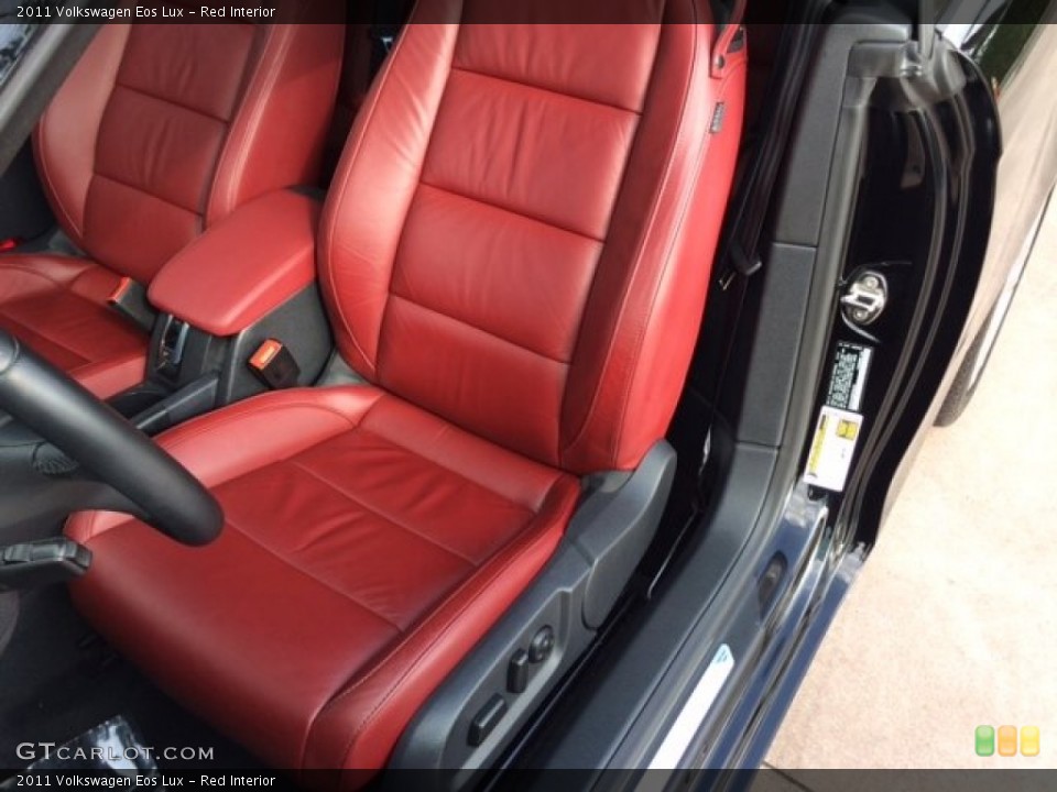 Red Interior Front Seat for the 2011 Volkswagen Eos Lux #91650038