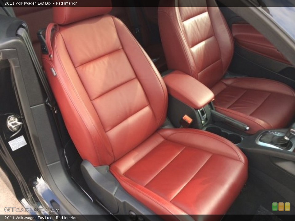 Red Interior Front Seat for the 2011 Volkswagen Eos Lux #91650065
