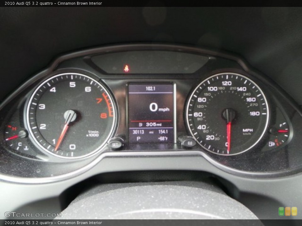 Cinnamon Brown Interior Gauges for the 2010 Audi Q5 3.2 quattro #91651835