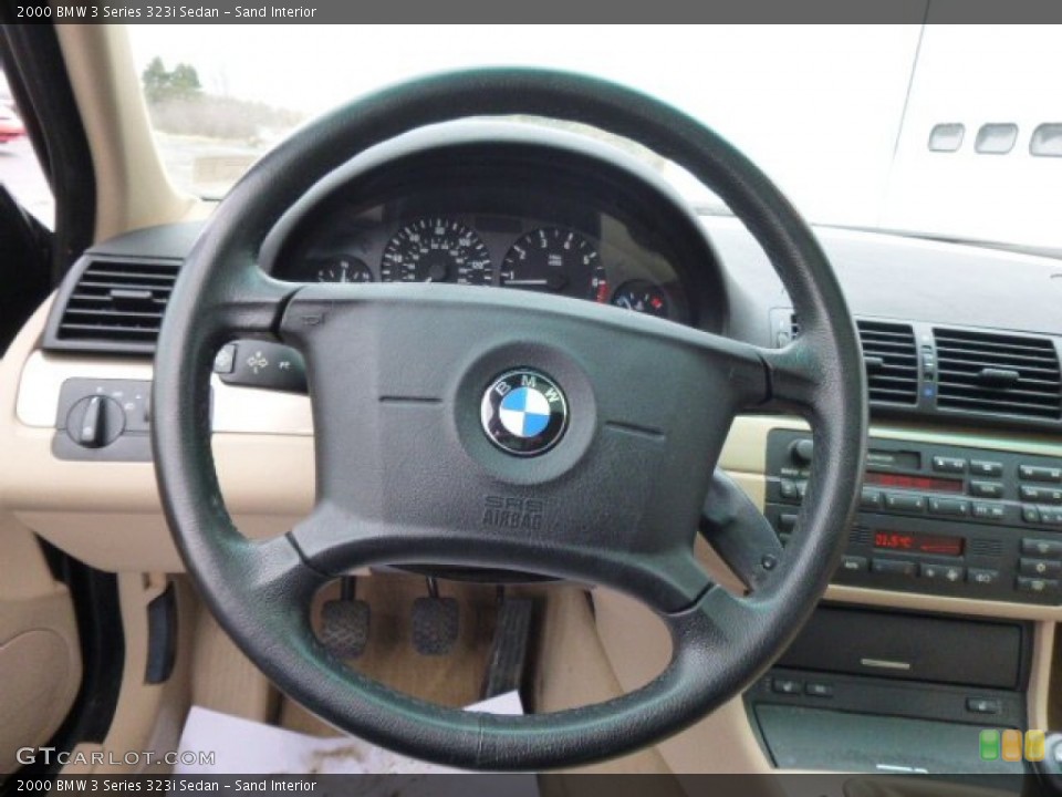 Sand Interior Steering Wheel for the 2000 BMW 3 Series 323i Sedan #91660526