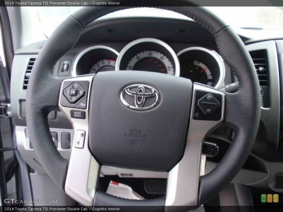 Graphite Interior Steering Wheel for the 2014 Toyota Tacoma TSS Prerunner Double Cab #91663574