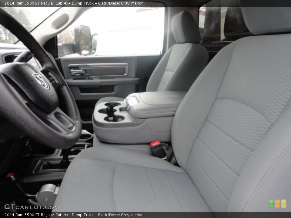 Black/Diesel Gray 2014 Ram 5500 Interiors