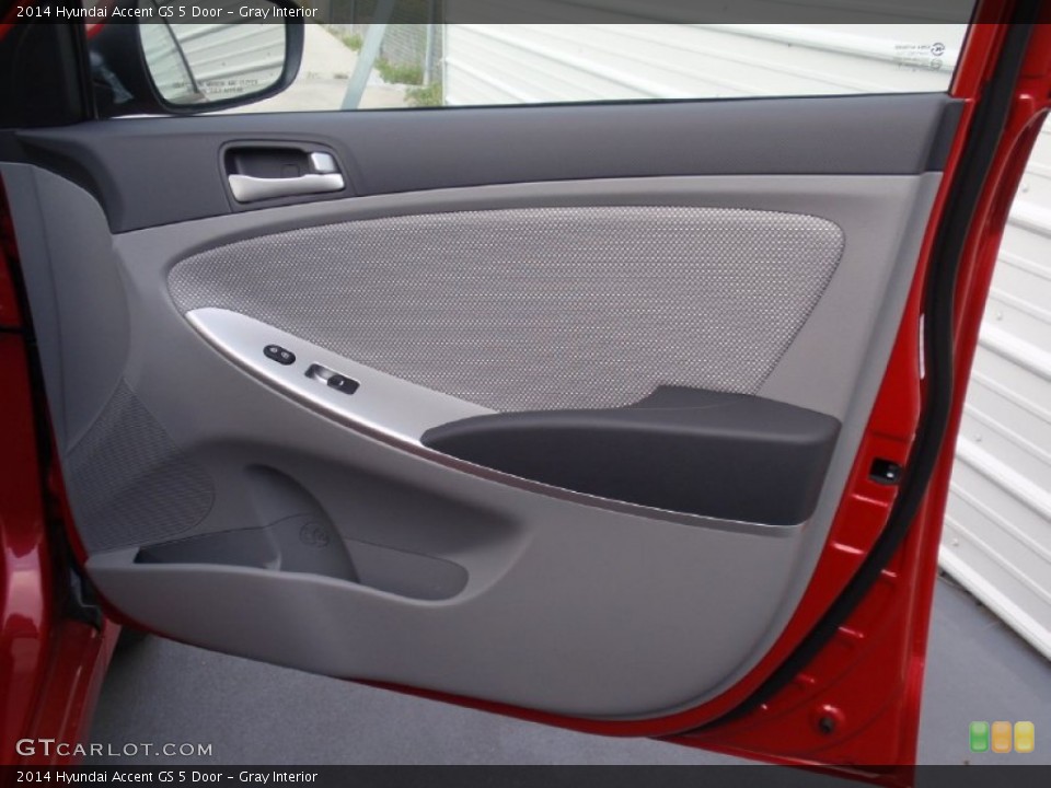 Gray Interior Door Panel for the 2014 Hyundai Accent GS 5 Door #91665626