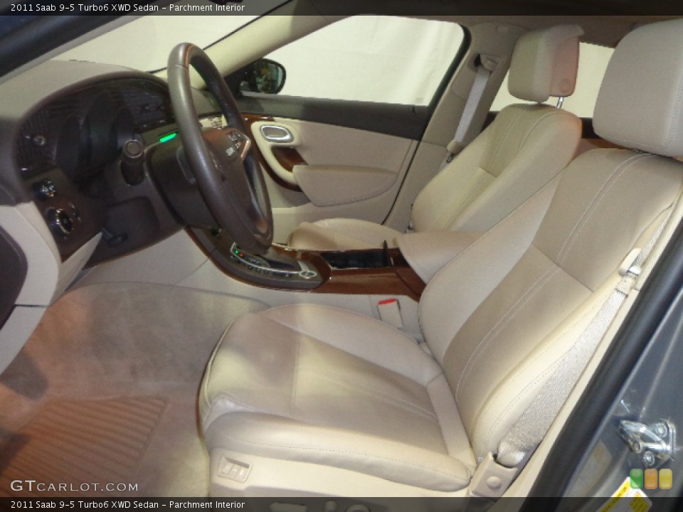 Parchment Interior Front Seat for the 2011 Saab 9-5 Turbo6 XWD Sedan #91666136