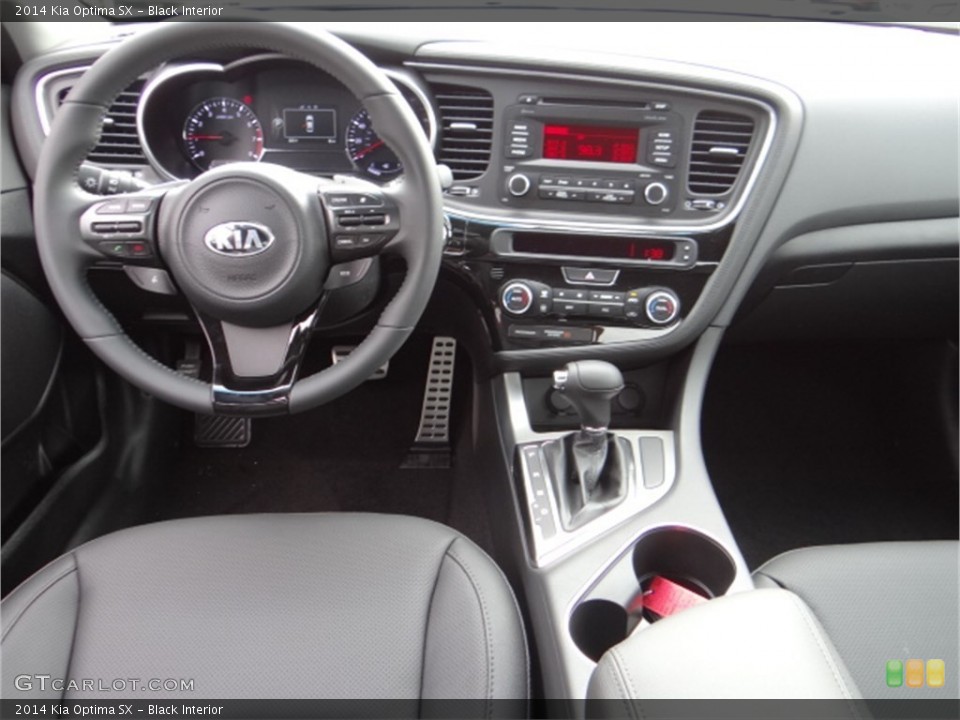 Black Interior Dashboard for the 2014 Kia Optima SX #91668029