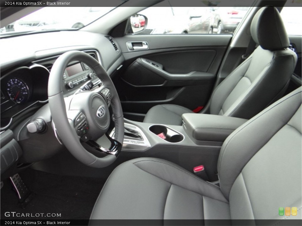 Black Interior Photo for the 2014 Kia Optima SX #91668059
