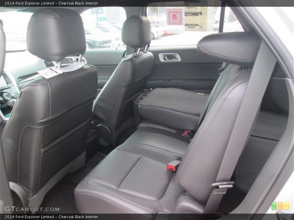 Charcoal Black Interior Rear Seat for the 2014 Ford Explorer Limited #91670147