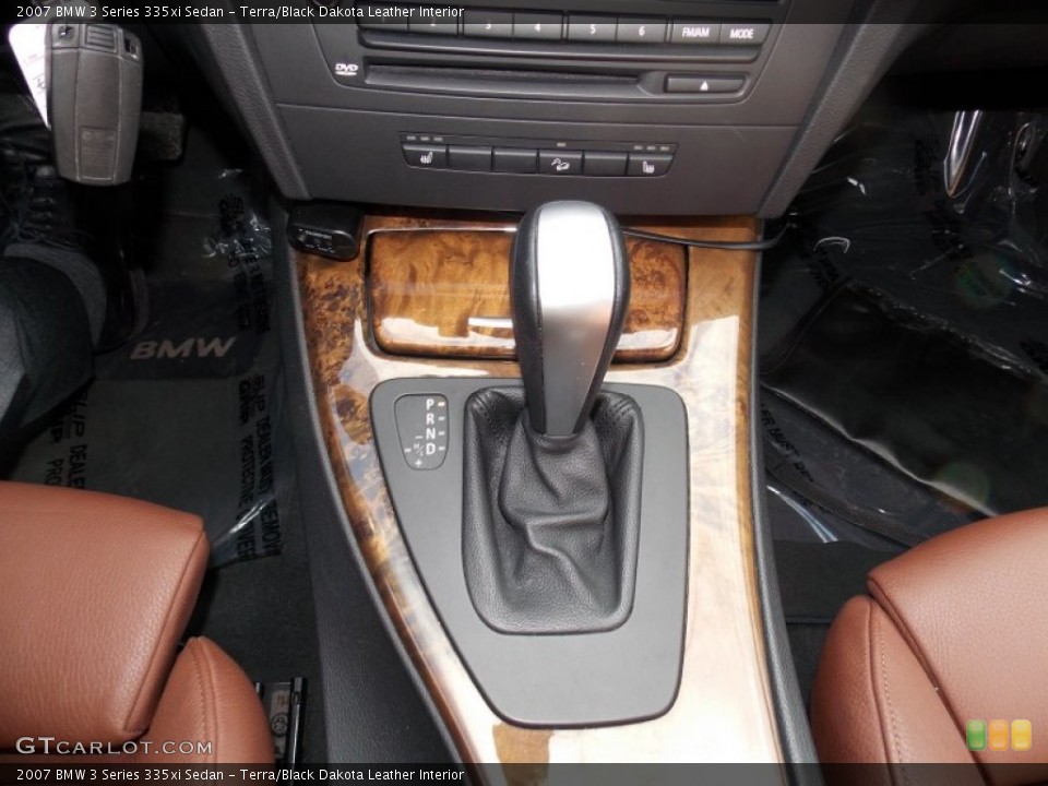 Terra/Black Dakota Leather Interior Transmission for the 2007 BMW 3 Series 335xi Sedan #91670351