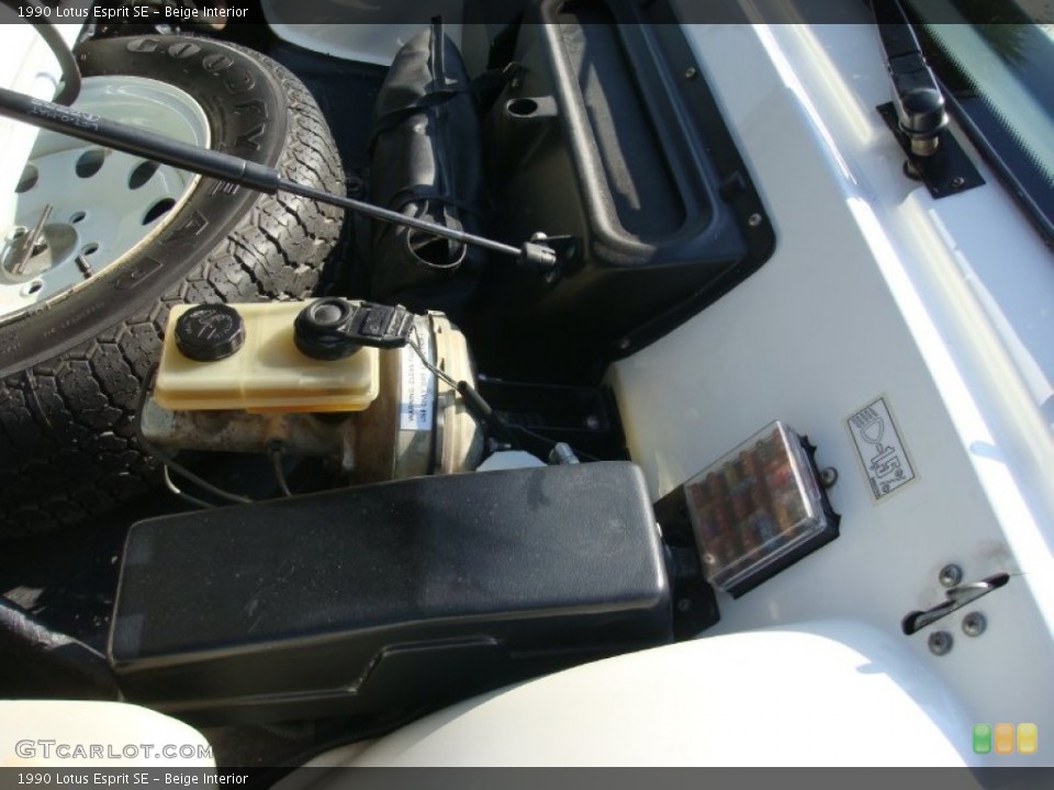 Beige Interior Trunk for the 1990 Lotus Esprit SE #91670369