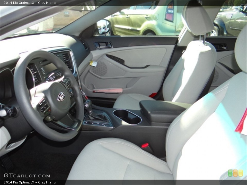 Gray Interior Front Seat for the 2014 Kia Optima LX #91674896