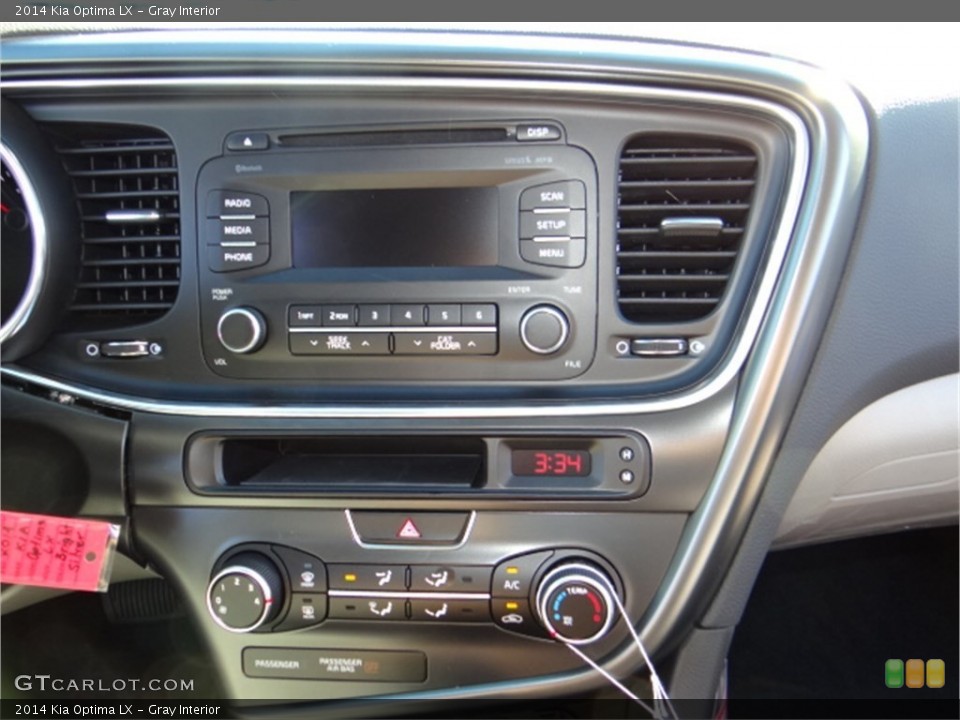 Gray Interior Controls for the 2014 Kia Optima LX #91674953