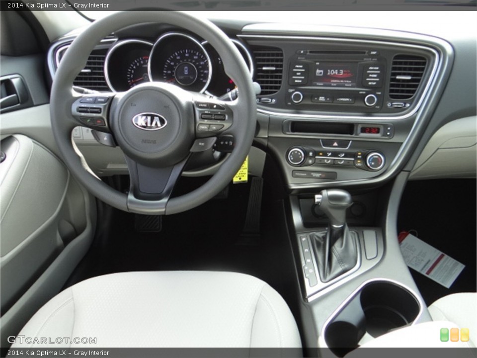 Gray Interior Dashboard for the 2014 Kia Optima LX #91675253