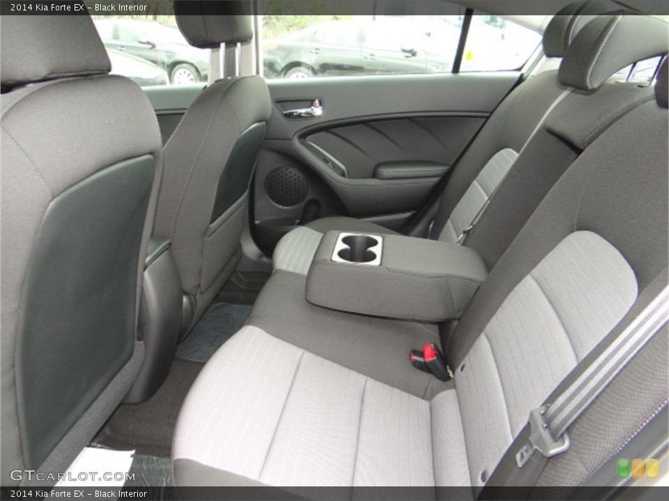 Black Interior Rear Seat for the 2014 Kia Forte EX #91676867