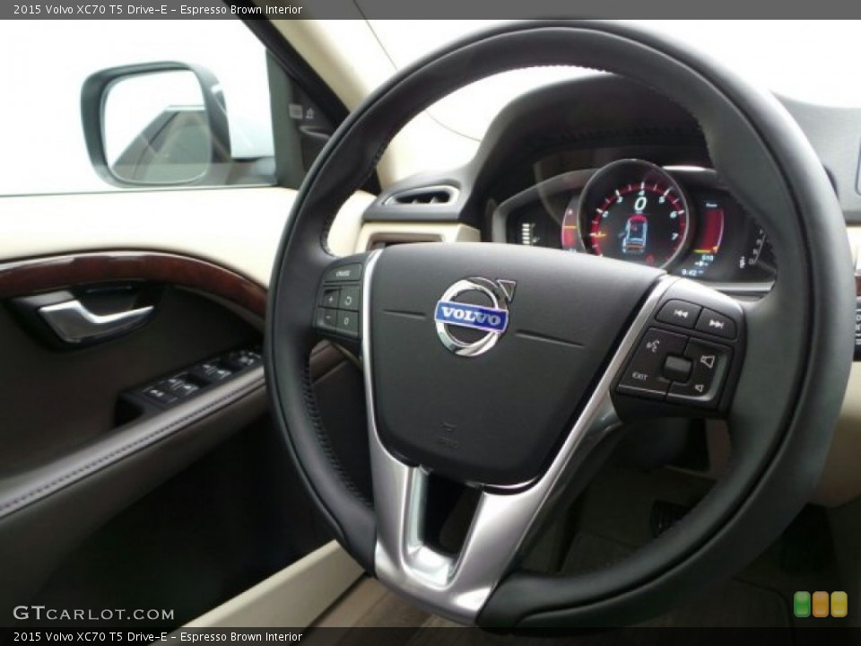 Espresso Brown Interior Steering Wheel for the 2015 Volvo XC70 T5 Drive-E #91676870