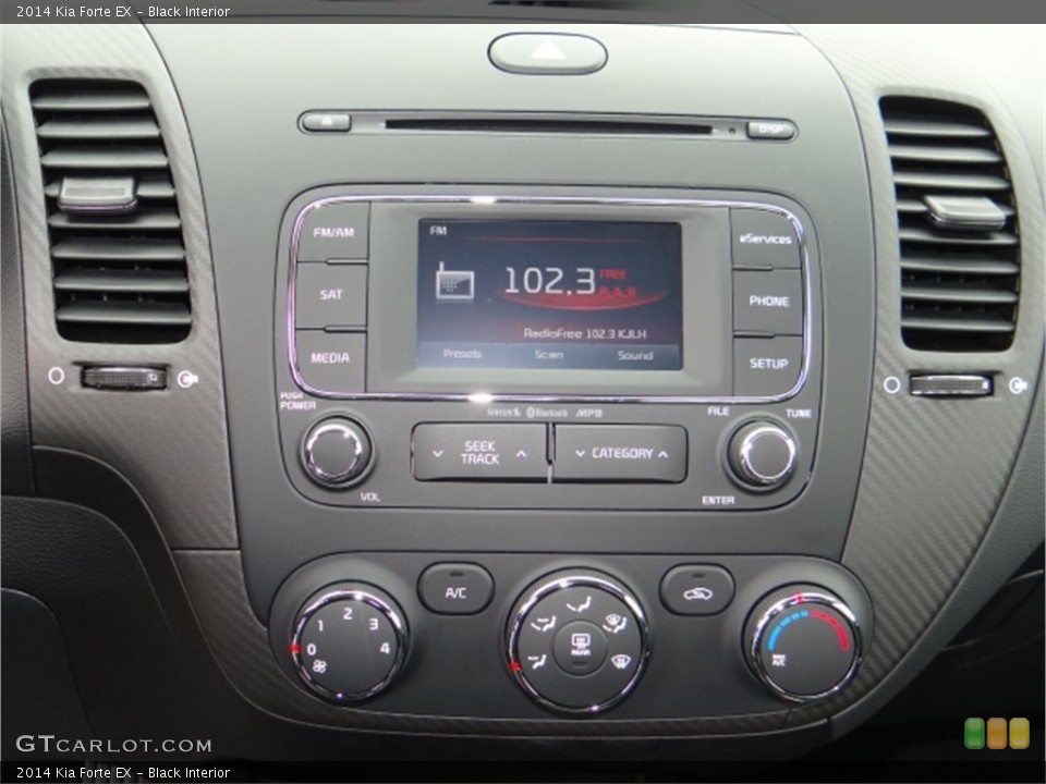 Black Interior Controls for the 2014 Kia Forte EX #91676957