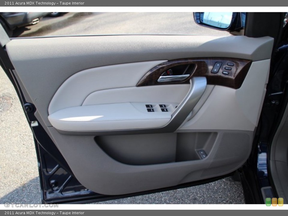 Taupe Interior Door Panel for the 2011 Acura MDX Technology #91678094