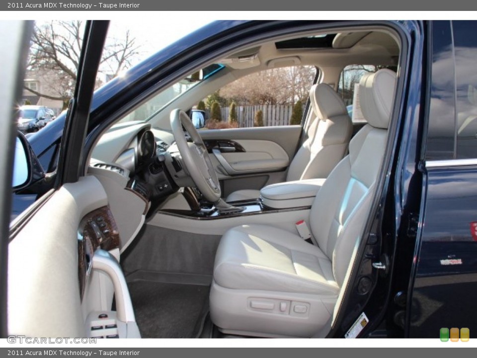 Taupe Interior Front Seat for the 2011 Acura MDX Technology #91678133