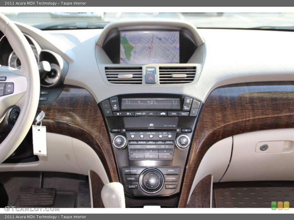 Taupe Interior Controls for the 2011 Acura MDX Technology #91678187