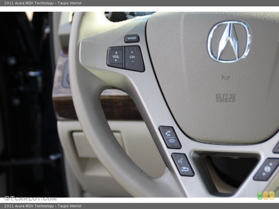 Taupe Interior Controls for the 2011 Acura MDX Technology #91678241