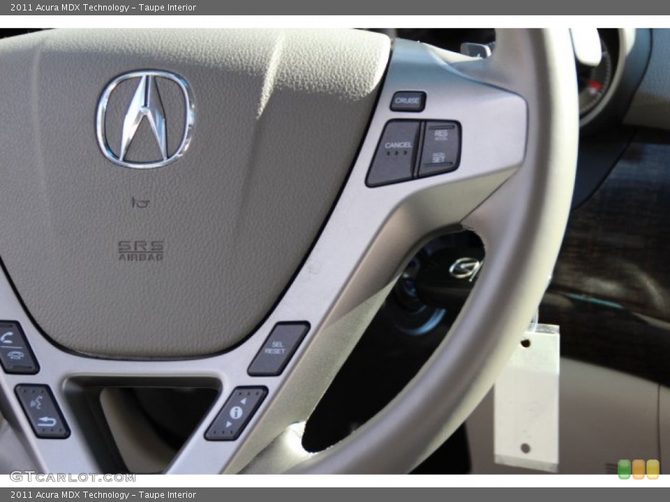 Taupe Interior Dashboard for the 2011 Acura MDX Technology #91678256