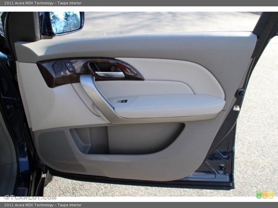 Taupe Interior Door Panel for the 2011 Acura MDX Technology #91678382