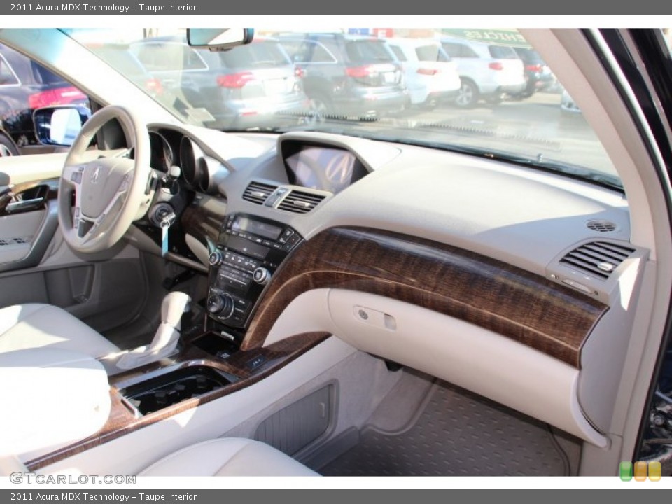 Taupe Interior Dashboard for the 2011 Acura MDX Technology #91678403