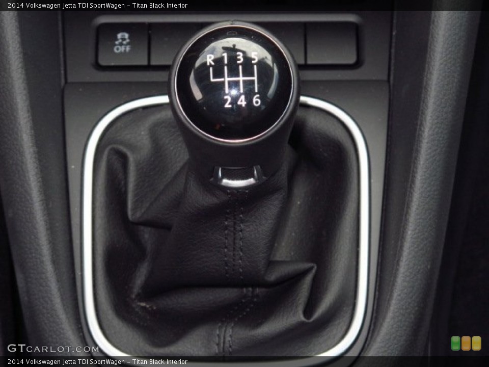 Titan Black Interior Transmission for the 2014 Volkswagen Jetta TDI SportWagen #91680135
