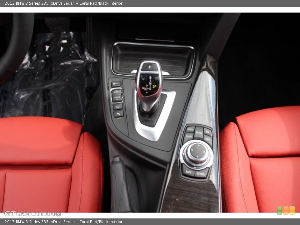 Coral Red/Black Interior Transmission for the 2013 BMW 3 Series 335i xDrive Sedan #91680566