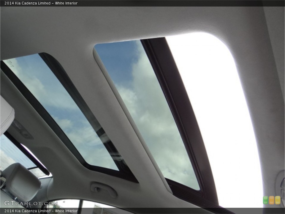 White Interior Sunroof for the 2014 Kia Cadenza Limited #91680944